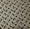 90 Pre Made Etched Pattern #039 Deco Triangle, R-Silver Dichroic on Thin Black Glass