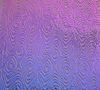 90 Sand Carved Pattern #117 Small Zebra, Crinkle Purple Dichroic on Violet Striker Glass