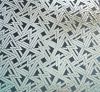 90 Pre Made Etched Pattern #039 Deco Triangle, Silver Dichroic on Thin Steel Glass