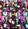 90 Pre Made Etched Pattern #095 Grapes, RBA G-Magenta Blue Dichroic on Thin Black Glass
