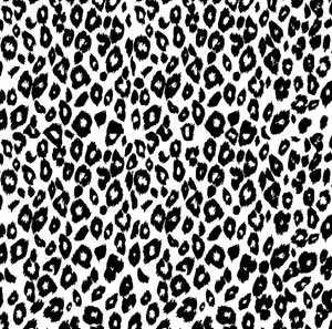 Pre Made Etched Pattern #120 Leopard on Thin Dichroic Glass